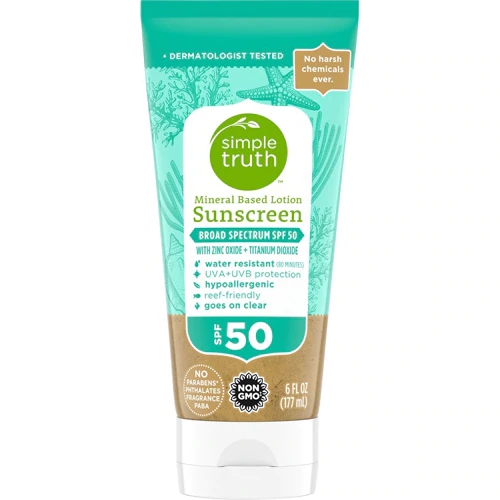 Protetor Solar Mineral Simple Truth FPS 30 177ml - Proteção Suave para Pele Sensível
