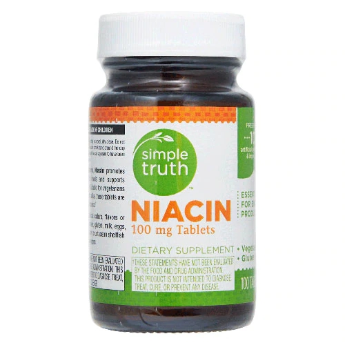 Simple Truth® Niacina 100mg - 100 Comprimidos - Vitamina B3 Essencial