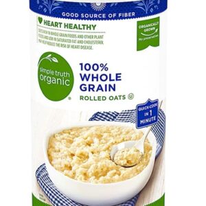 Comprar simple truth® organic 100% whole grain rolled oats -- 18 oz preço no brasil breakfast foods food & beverages hot cereals rolled oats suplementos em oferta suplemento importado loja 75 online promoção -
