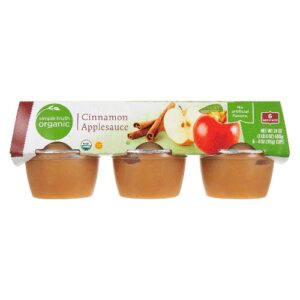 Purê de Maçã Orgânico com Canela Simple Truth® 6 Copos (Aprox. 1.4kg)