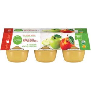 Purê de Maçã Orgânico Simple Truth® Sem Açúcar - 6 Copos (aprox. 1020g)