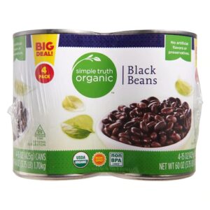 Comprar simple truth® organic black beans -- 4 cans preço no brasil beans canned beans food & beverages refried beans suplementos em oferta suplemento importado loja 21 online promoção -