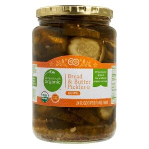 Comprar simple truth® organic bread & butter pickle chips -- 24 fl oz preço no brasil condiments food & beverages pickles suplementos em oferta suplemento importado loja 31 online promoção -