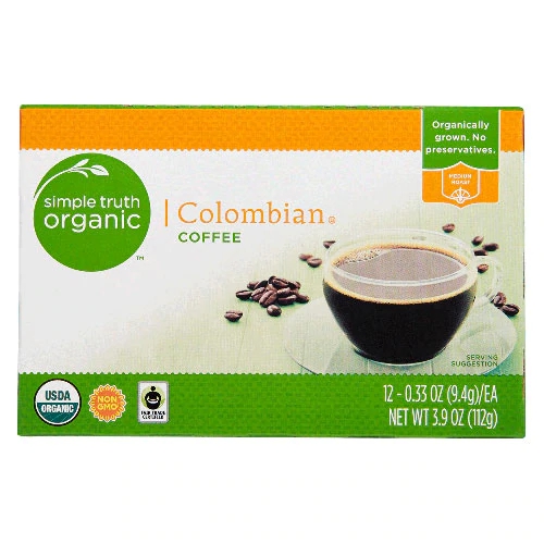 Café Orgânico Colombiano Simple Truth® - 12 K-Cups - Torra Média