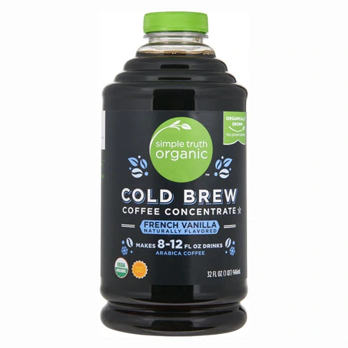 Concentrado de Café Cold Brew Orgânico Simple Truth French Vanilla - 946ml