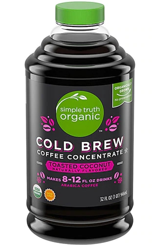 Simple Truth® Organic Cold Brew Coffee Concentrate Toasted Coconut -- 32 fl oz