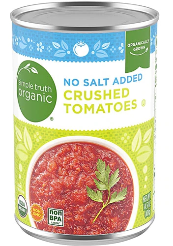 Tomate Picado Orgânico Simple Truth® Sem Sal Adicionado - 411g: Frescor e Saúde na Sua Cozinha
