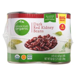 Comprar simple truth® organic dark red kidney beans -- 15 oz each / pack of 4 preço no brasil beans black beans canned beans food & beverages suplementos em oferta suplemento importado loja 37 online promoção -