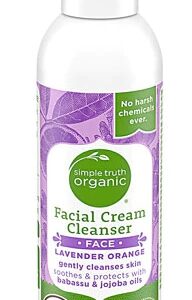 Simple Truth® Organic Facial Cream Cleanser Lavender Orange -- 6 fl oz