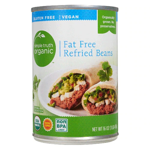 Feijão Refogado Orgânico Simple Truth® Sem Gordura 454g