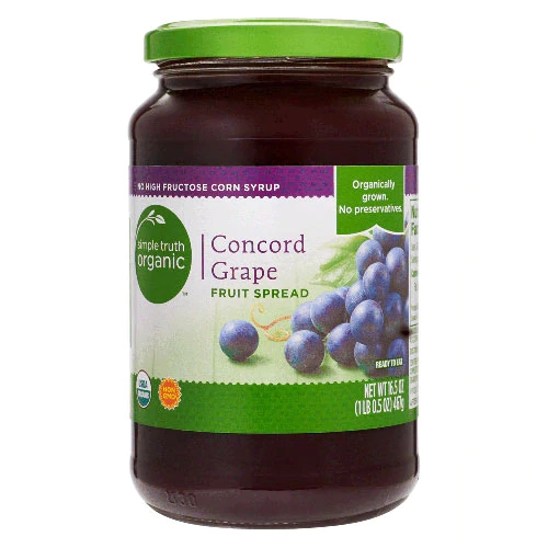 Geleia Orgânica de Uva Concord Simple Truth® - 468g