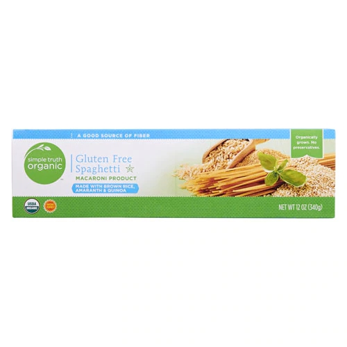 Spaghetti Sem Glúten Orgânico Simple Truth® - 340g: Sabor e Saúde sem Glúten