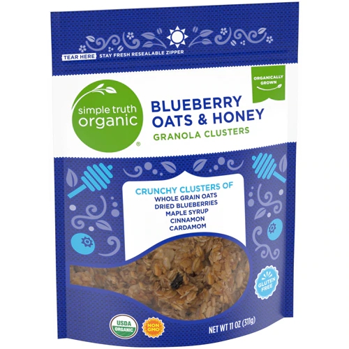 Granola Orgânica Simple Truth® Mirtilo Aveia e Mel - 312g