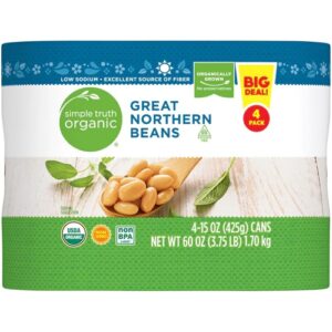 Comprar simple truth® organic great northern beans -- 15 oz each / pack of 4 preço no brasil beans canned beans food & beverages refried beans suplementos em oferta suplemento importado loja 11 online promoção -