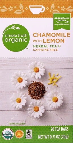Chá Orgânico de Camomila com Limão Simple Truth® - 20 Sachês (20g)