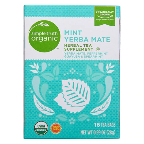 Chá de Ervas Orgânico Simple Truth® Mint Yerba Mate - 28g