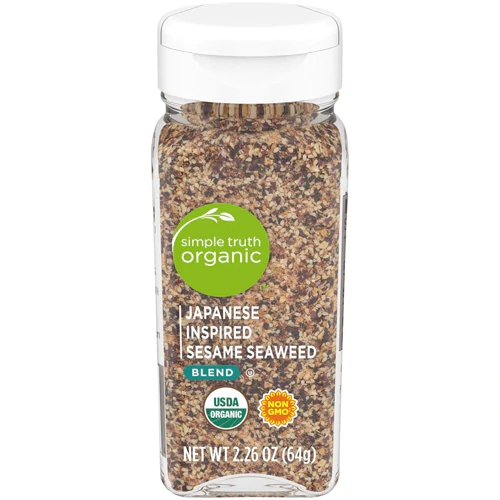 Simple Truth® Tempero Orgânico de Gergelim e Alga Marinha Estilo Japonês - 64g