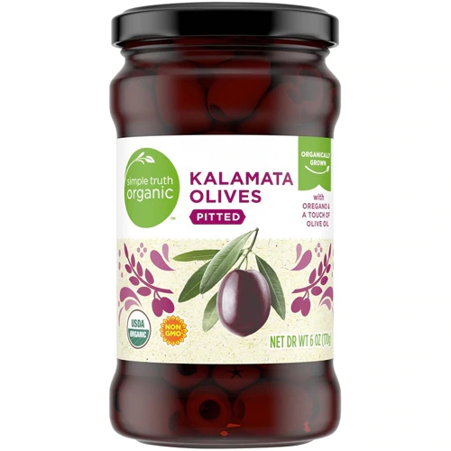Azeitonas Kalamata Orgânicas Simple Truth® Sem Caroço - 170g