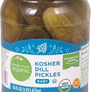 Comprar simple truth® organic kosher baby dill pickles -- 16 fl oz preço no brasil condiments food & beverages pickles suplementos em oferta suplemento importado loja 29 online promoção -