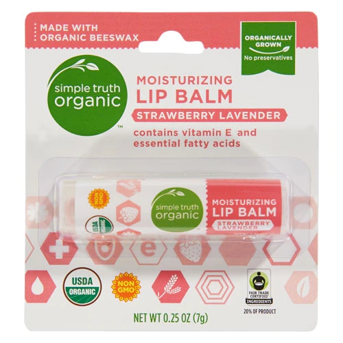 Batom Orgânico Simple Truth® - 7g | Hidratação e Nutrição Natural para Seus Lábios