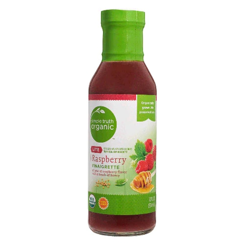 Molho Vinaigrette de Framboesa Orgânico Simple Truth Lite 355ml - Leve e Saboroso