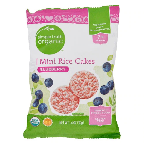 Simple Truth® Organic Mini Rice Cakes Blueberry -- 1.4 oz