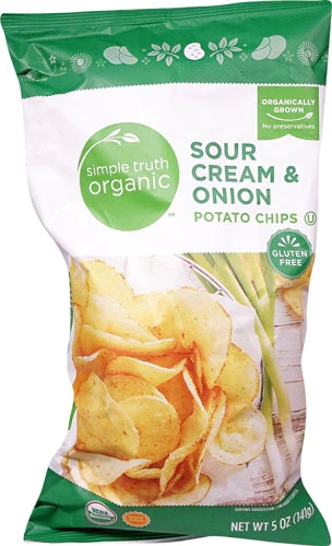 Batata Chips Orgânica Simple Truth® Creme de Cebola - 142g