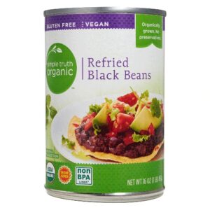 Comprar simple truth® organic refried black beans -- 16 oz preço no brasil beans canned beans food & beverages refried beans suplementos em oferta suplemento importado loja 1 online promoção -
