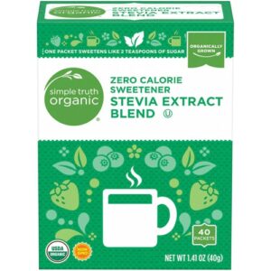 Comprar simple truth® organic stevia extract blend -- 40 packets preço no brasil food & beverages powdered stevia stévia suplementos em oferta sweeteners & sugar substitutes suplemento importado loja 47 online promoção -