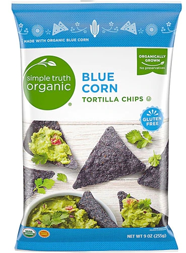Chips de Milho Azul Orgânico Simple Truth® - 255g | Sabor e Nutrição Natural
