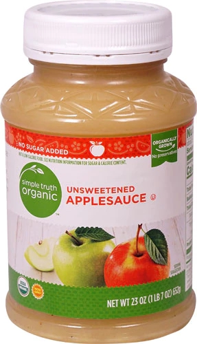 Simple Truth® Organic Unsweetened Applesauce -- 23 oz