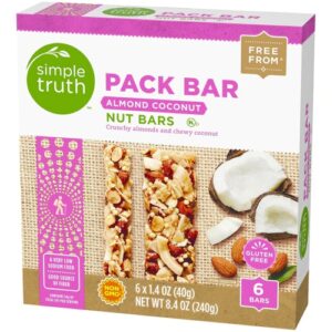 Comprar simple truth® pack bar nut bars almond coconut -- 1. 4 oz each / pack of 6 preço no brasil sports & fitness sports bars suplementos em oferta suplemento importado loja 11 online promoção -