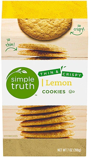 Biscoitos Simple Truth® Thin & Crispy Limão - 198g