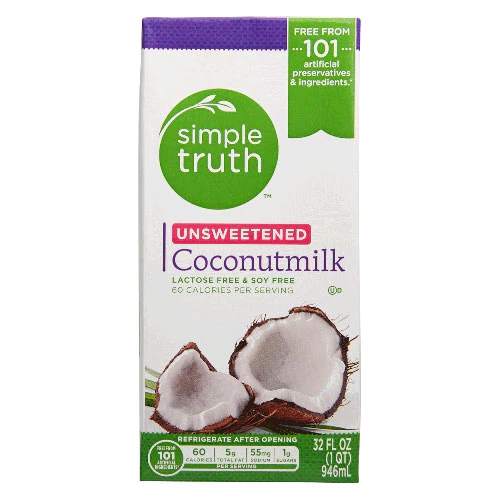 Leite de Coco Zero Açúcar Simple Truth® 946ml - Alternativa Vegana e Saudável