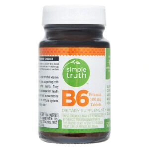 Vitamina B6 Simple Truth 100mg 50 Comprimidos - Saúde e Bem-Estar