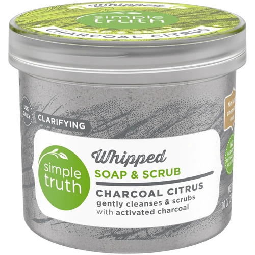 Sabonete Esfoliante Corporal com Carvão Ativado e Cítricos Simple Truth® 283g