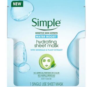 Comprar simple water boost sheet mask -- 1 mask preço no brasil beauty & personal care exfoliation facial masks facial skin care suplementos em oferta suplemento importado loja 15 online promoção -
