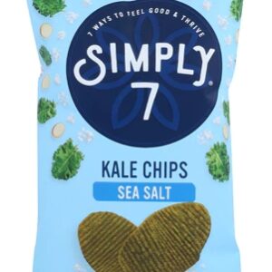 Chips de Couve Kale Sea Salt Simply 7 Sem Glúten 100g