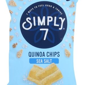 Comprar simply 7 quinoa chips gluten free sea salt -- 3. 5 oz preço no brasil diet foods diet products snacks suplementos em oferta suplemento importado loja 61 online promoção -