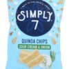 Comprar simply 7 quinoa chips gluten free sour cream & onion -- 3. 5 oz preço no brasil multivitamins multivitamins for men suplementos em oferta vitamins & supplements suplemento importado loja 5 online promoção -