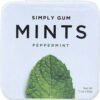 Comprar simply gum natural breath mints peppermint -- 30 mints preço no brasil candy food & beverages mints suplementos em oferta suplemento importado loja 1 online promoção -