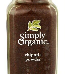 Pimenta Chipotle em Pó Orgânica Simply Organic - 75g: Toque Defumado e Picante Autêntico