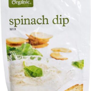 Simply Organic Mistura para Dip de Espinafre 40g - Sabor Natural e Saudável