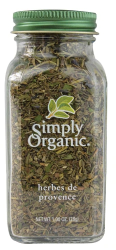 Simply Organic Ervas da Provença 28g - Tempero Mediterrâneo Autêntico