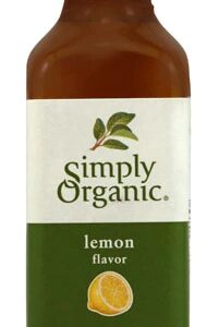 Simply Organic Lemon Flavor -- 2 fl oz