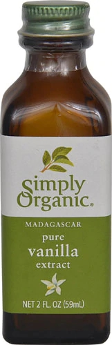 Extrato de Baunilha Pura Madagascar Simply Organic 59ml - Sabor Autêntico e Natural