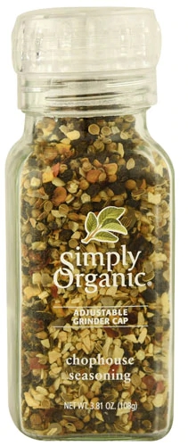 Simply Organic Temperos Chophouse - 108g - Sem Calorias e Gorduras