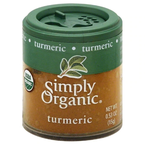 Cúrcuma em Pó Simply Organic - 15g: A Essência Dourada para sua Saúde e Bem-Estar