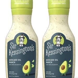 Sir Kensington's Molho Ranch com Óleo de Abacate - 2 Pacotes de 255g Cada