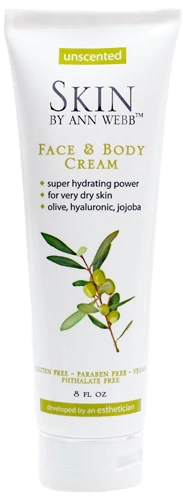 Creme Facial e Corporal Sem Fragrância Skin by Ann Webb - Hidratação Profunda 60ml